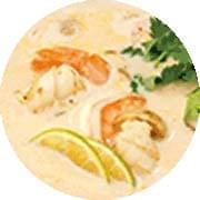 Суп Том Кха с морепродуктами